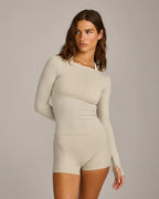 Off-The-Shoulder Long Sleeve Top